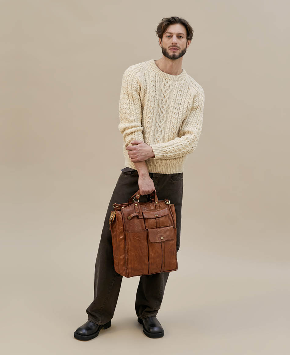 CAMPOMAGGI レザー ボストンバッグ black_leather_works | ◾️CAMPBELL Boston bag 使い勝手のいい