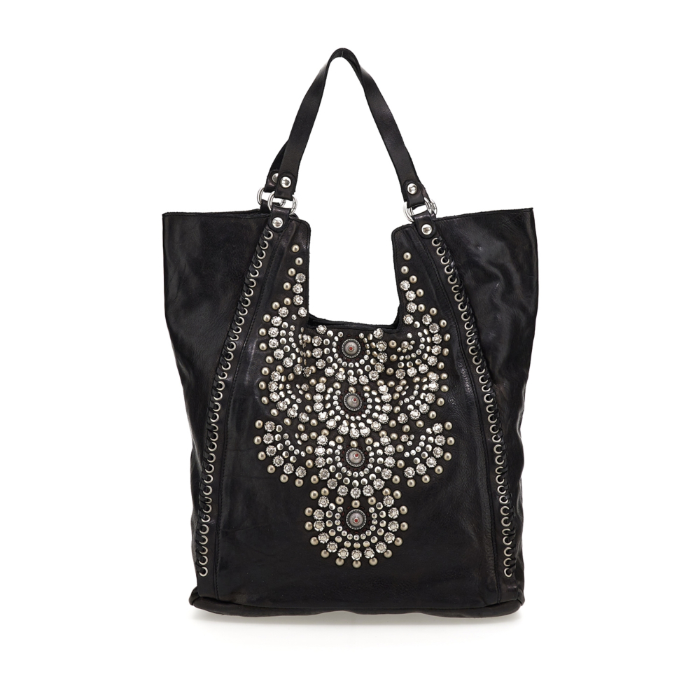 Shopping Bag/Shopper Camelia Black | Campomaggi