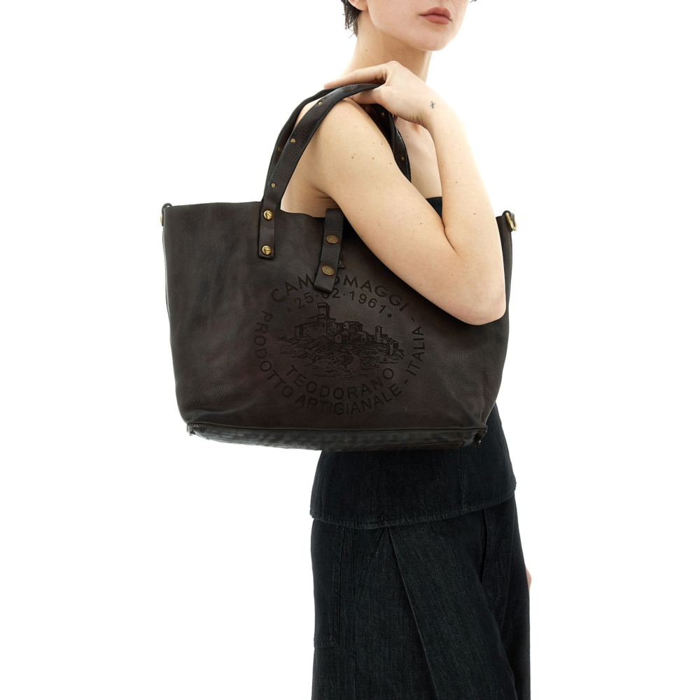 Shopping Bag/Shopper Teodorano Brown | Campomaggi