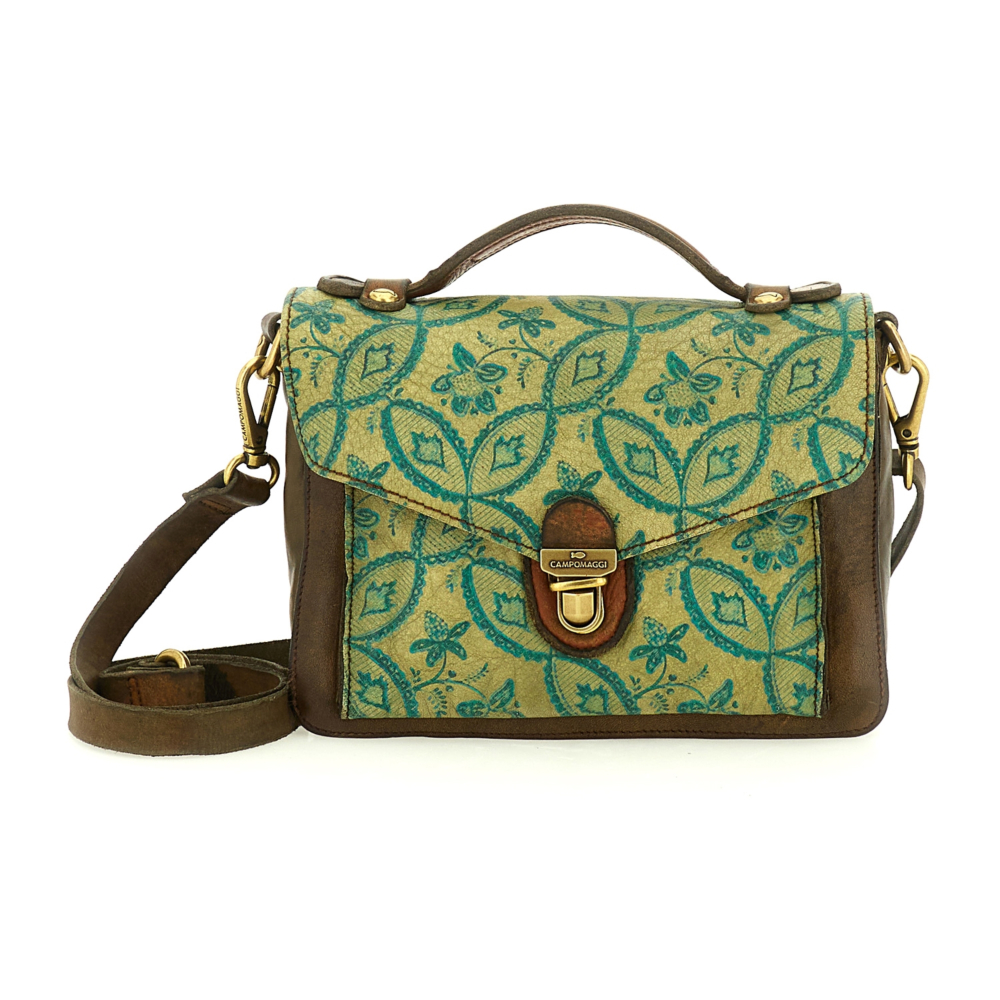 Crossbody Bag Aurora Green | Campomaggi