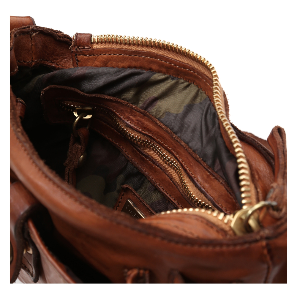Crossbody Bag Garofano Cognac | Campomaggi