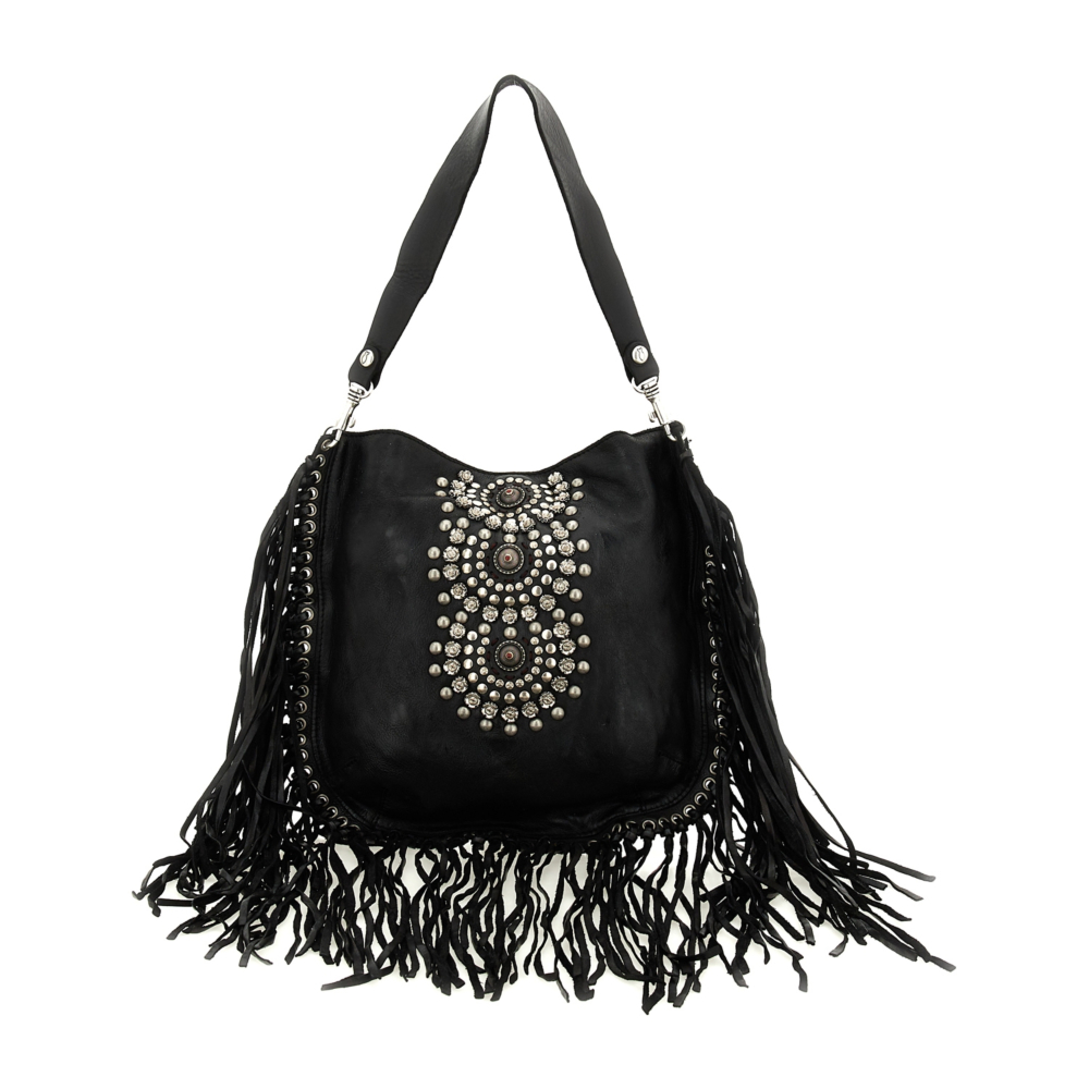 Shoulder Bag Camelia Black | Campomaggi