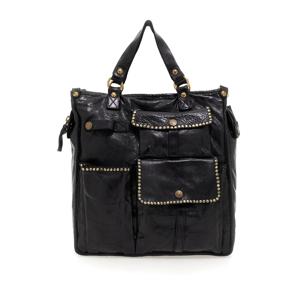 Shopping Bag/Shopper Kura Black | Campomaggi