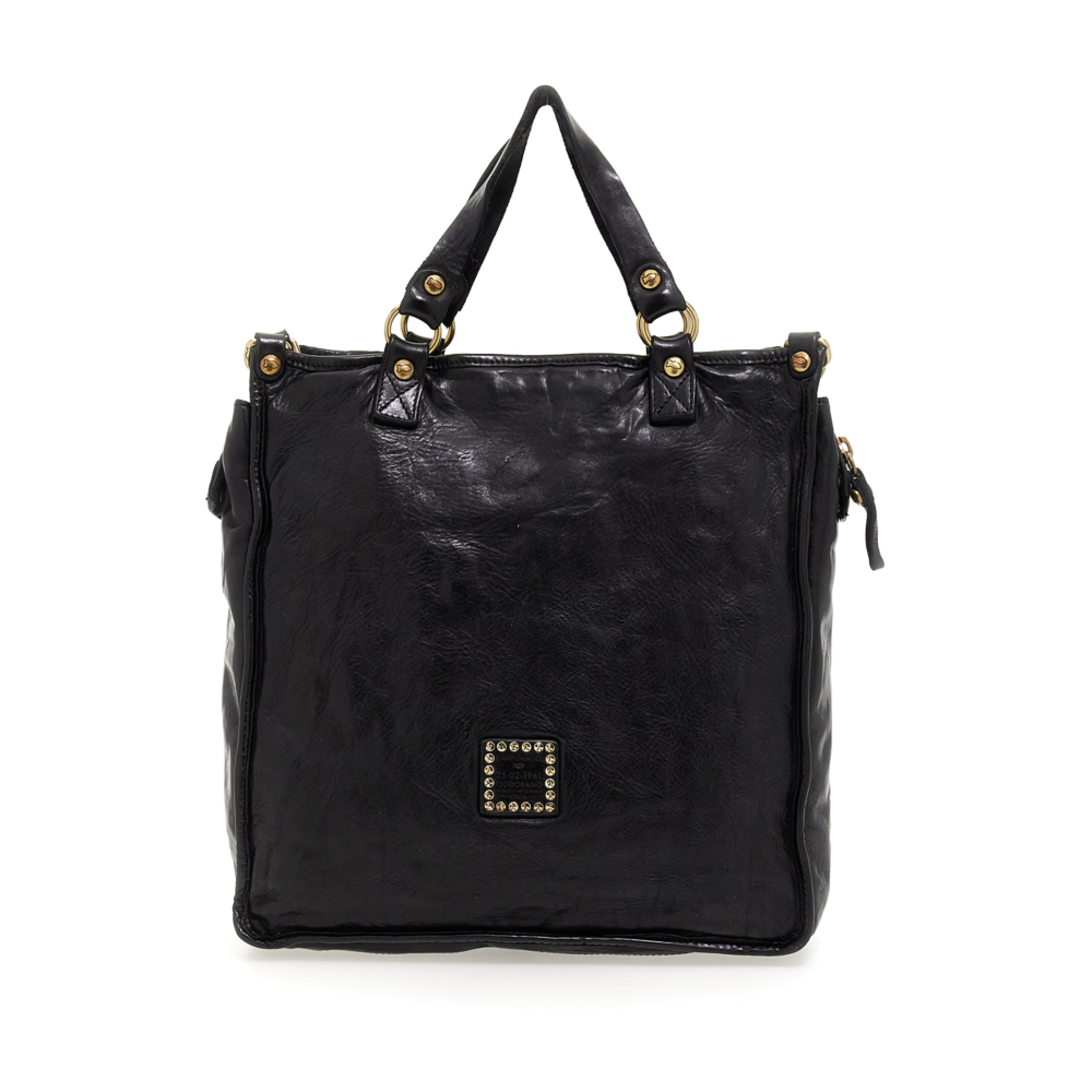 Shopping Bag/Shopper Kura Black | Campomaggi