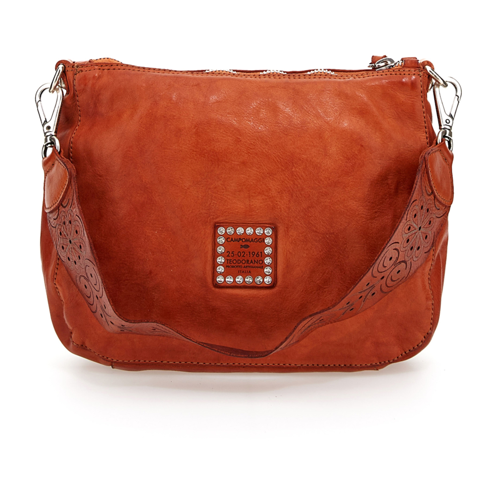 ぽん　　　　　　　　　　　　　　　　　　　　　　　CAMPOMAGGI Clutch Bag Ravenna Orange | Campomaggi