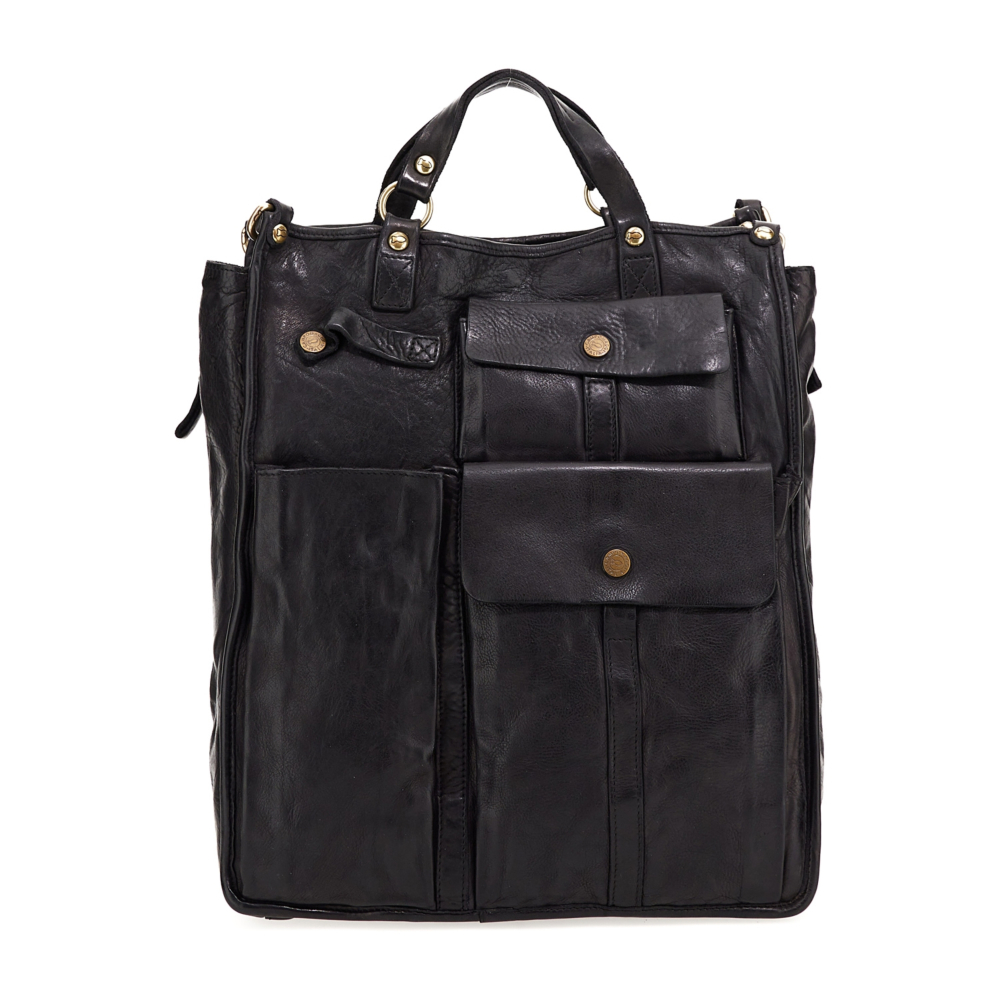 CAMPOMAGGI 2way トートバッグ オリーブ CAMPOMAGGI 迷彩 キャンバス 2WAYトートバッグ