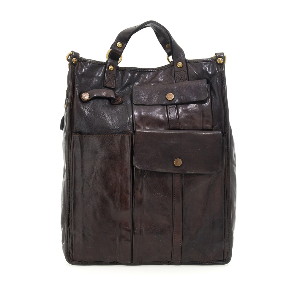 Shopping Bag/Shopper Tokio Brown | Campomaggi