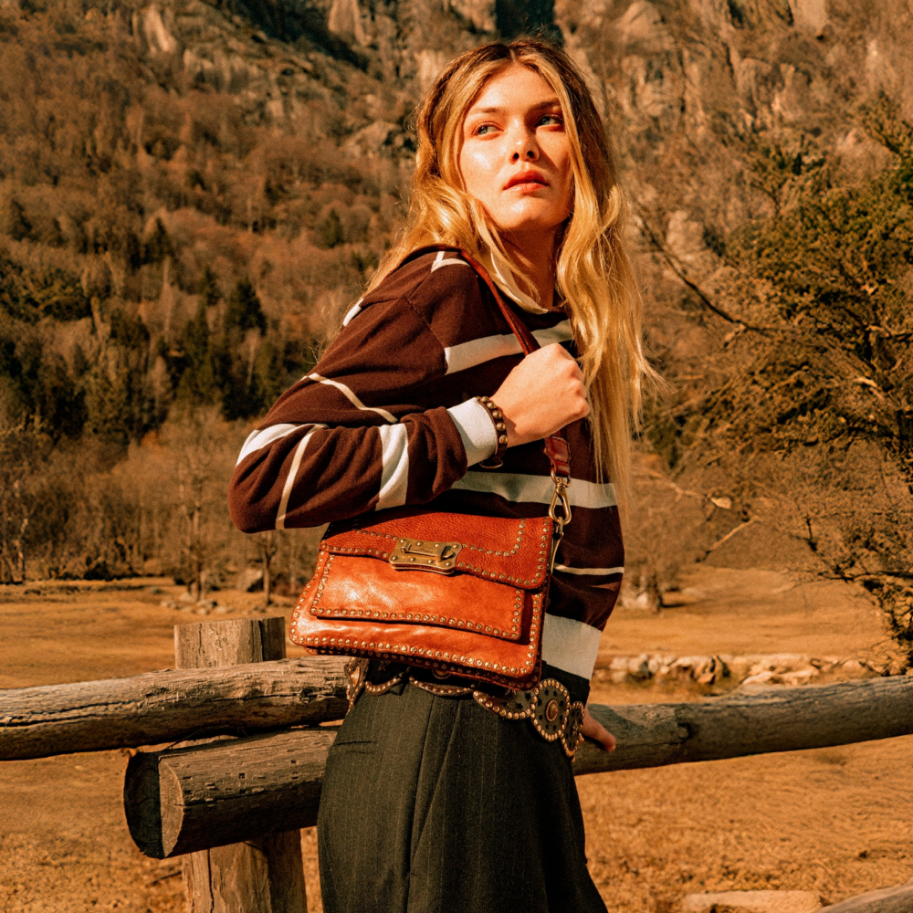 Crossbody Bag Agnese Cognac | Campomaggi
