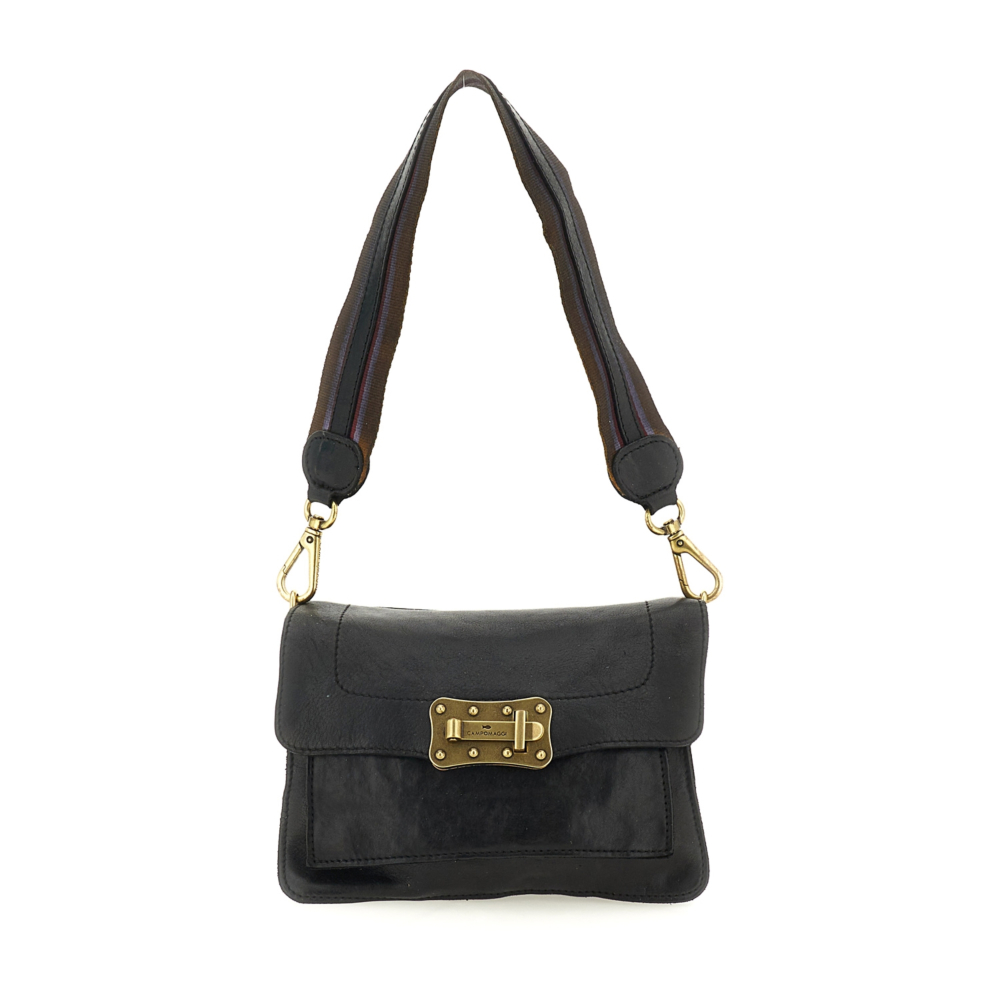 Crossbody Bag Agnese Black | Campomaggi