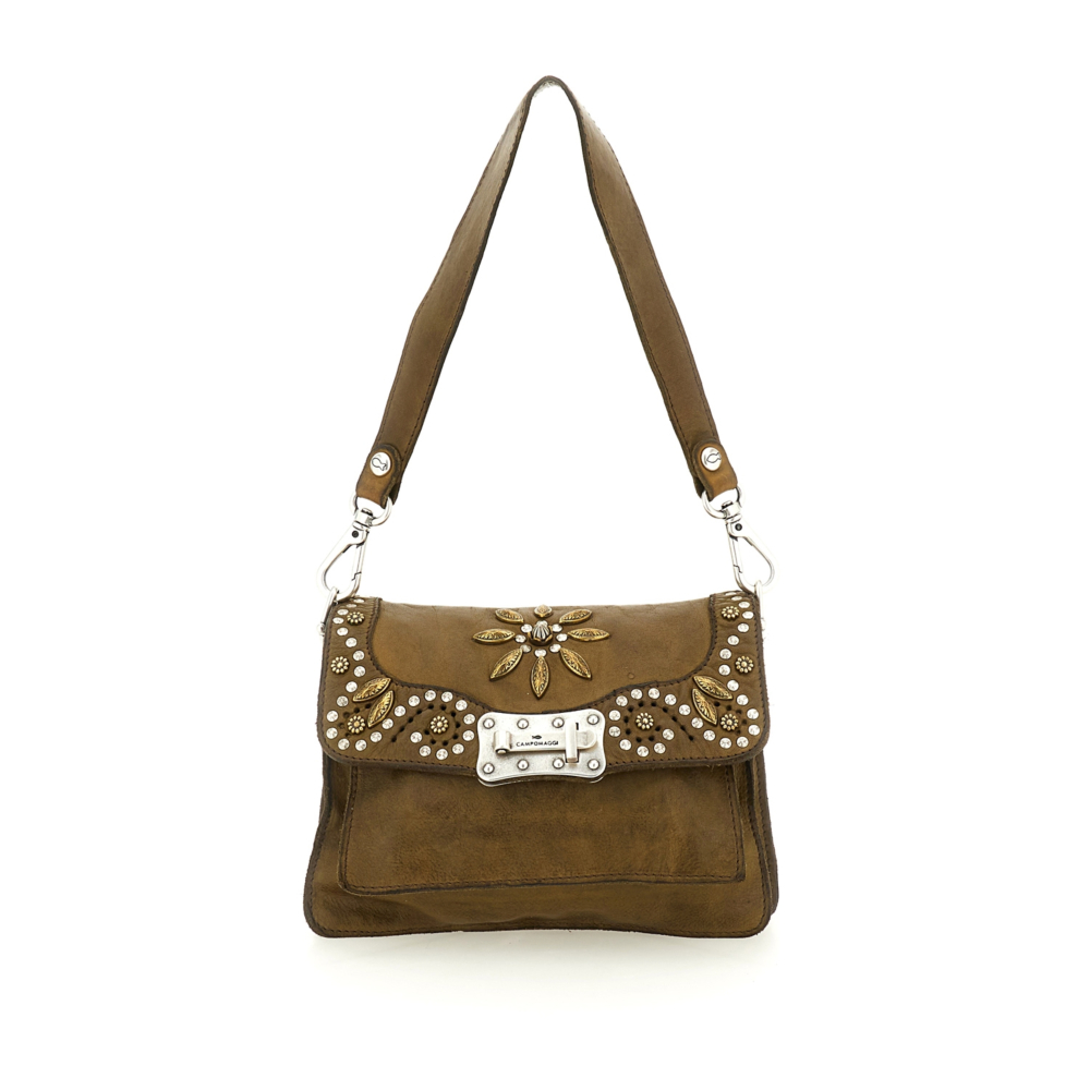 Crossbody Bag Agnese Green | Campomaggi