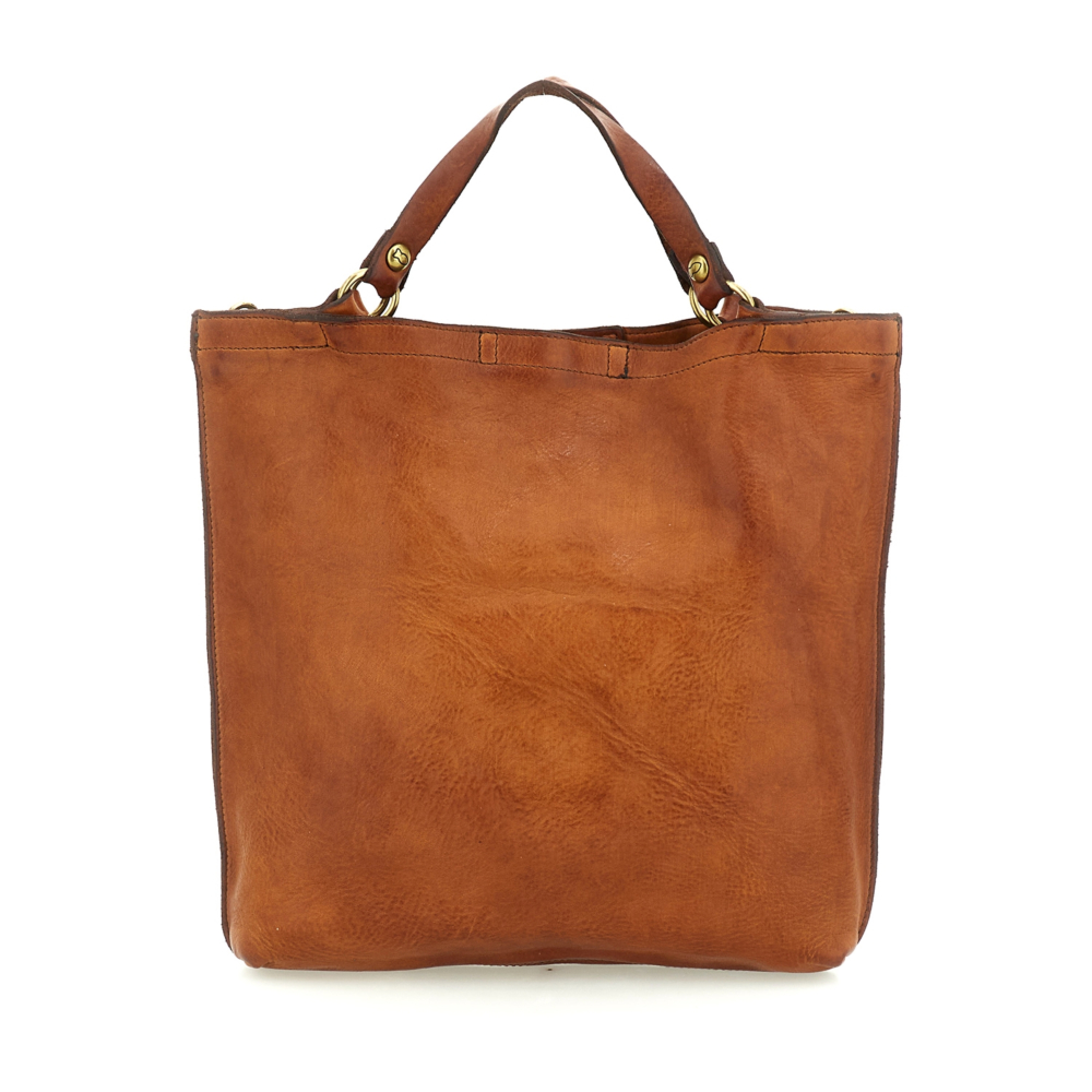 良個体ready made SHOPPINGBAG30LOGO Shopping Bag/Shopper Customize your Campomaggi Cognac | Campomaggi