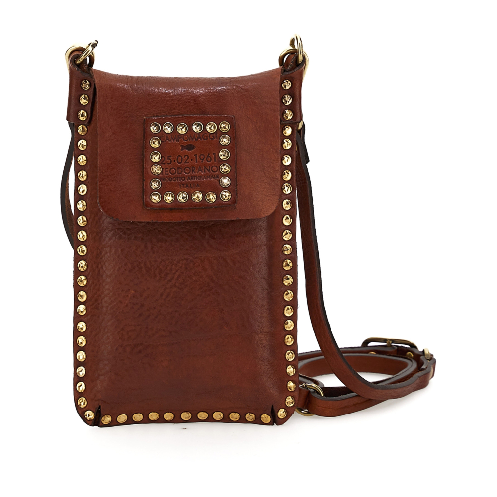 Smartphone Case Ematite Cognac | Campomaggi