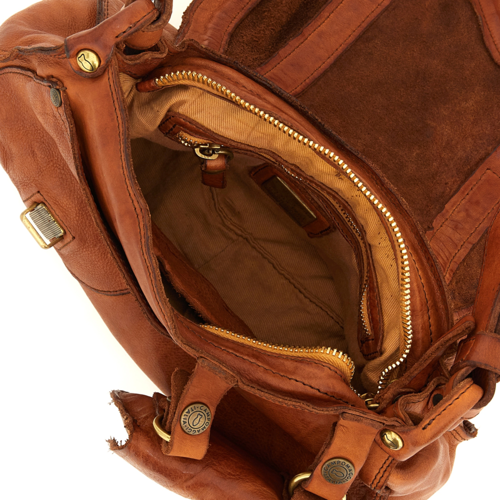 Shoulder Bag Arya Cognac | Campomaggi