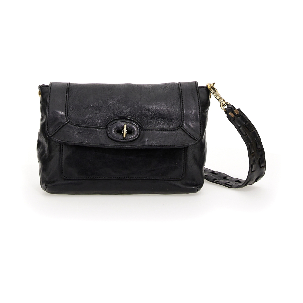 Crossbody Bag Zefiro Black | Campomaggi