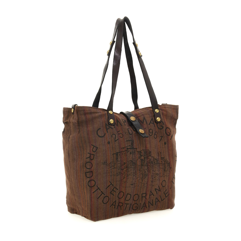 Shopping Bag/Shopper Genziana Brown | Campomaggi