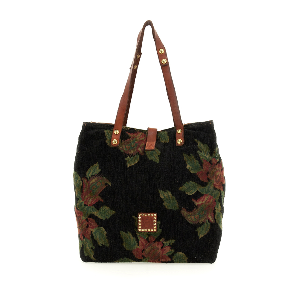 Shopping Bag/Shopper Genziana Black | Campomaggi