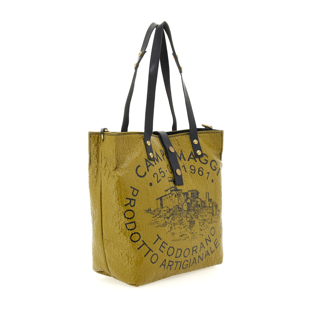 Shopping Bag/Shopper Genziana Green | Campomaggi