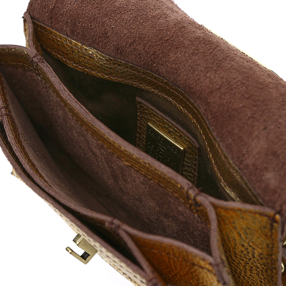 Crossbody Bag Vegas Gold Campomaggi