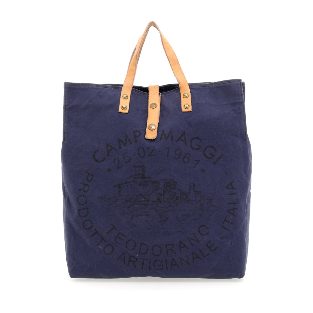 Campomaggi shopper blau clearance