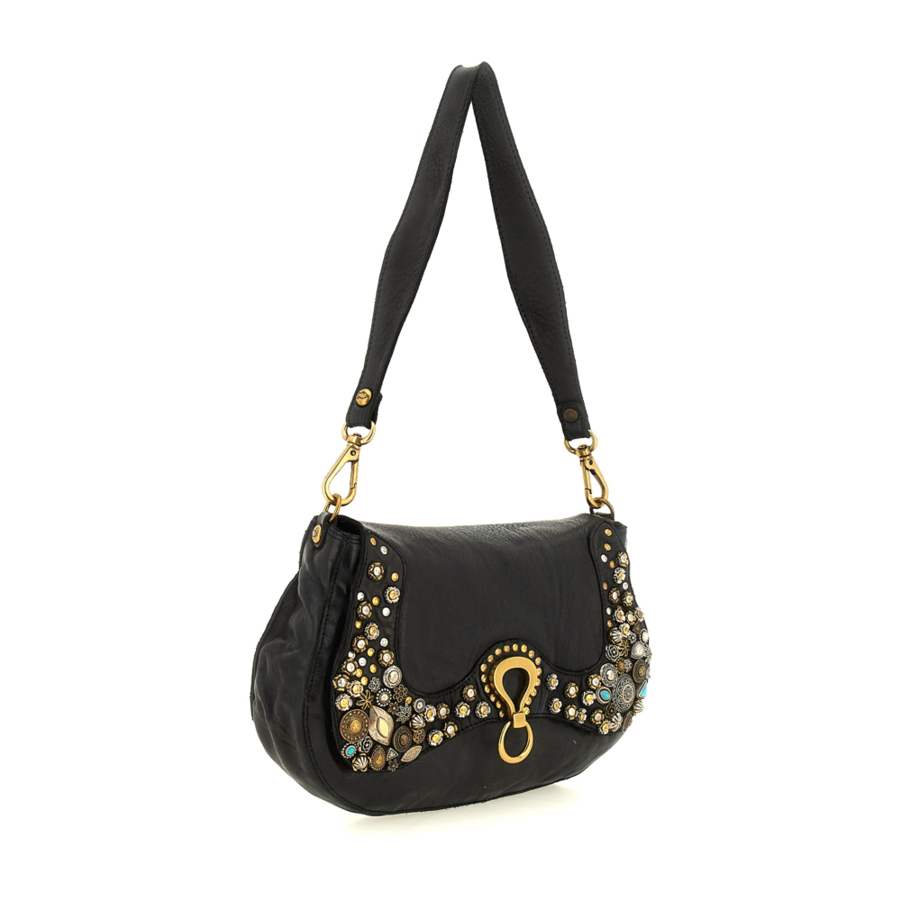 Shoulder Bag Bella Di Notte Black | Campomaggi