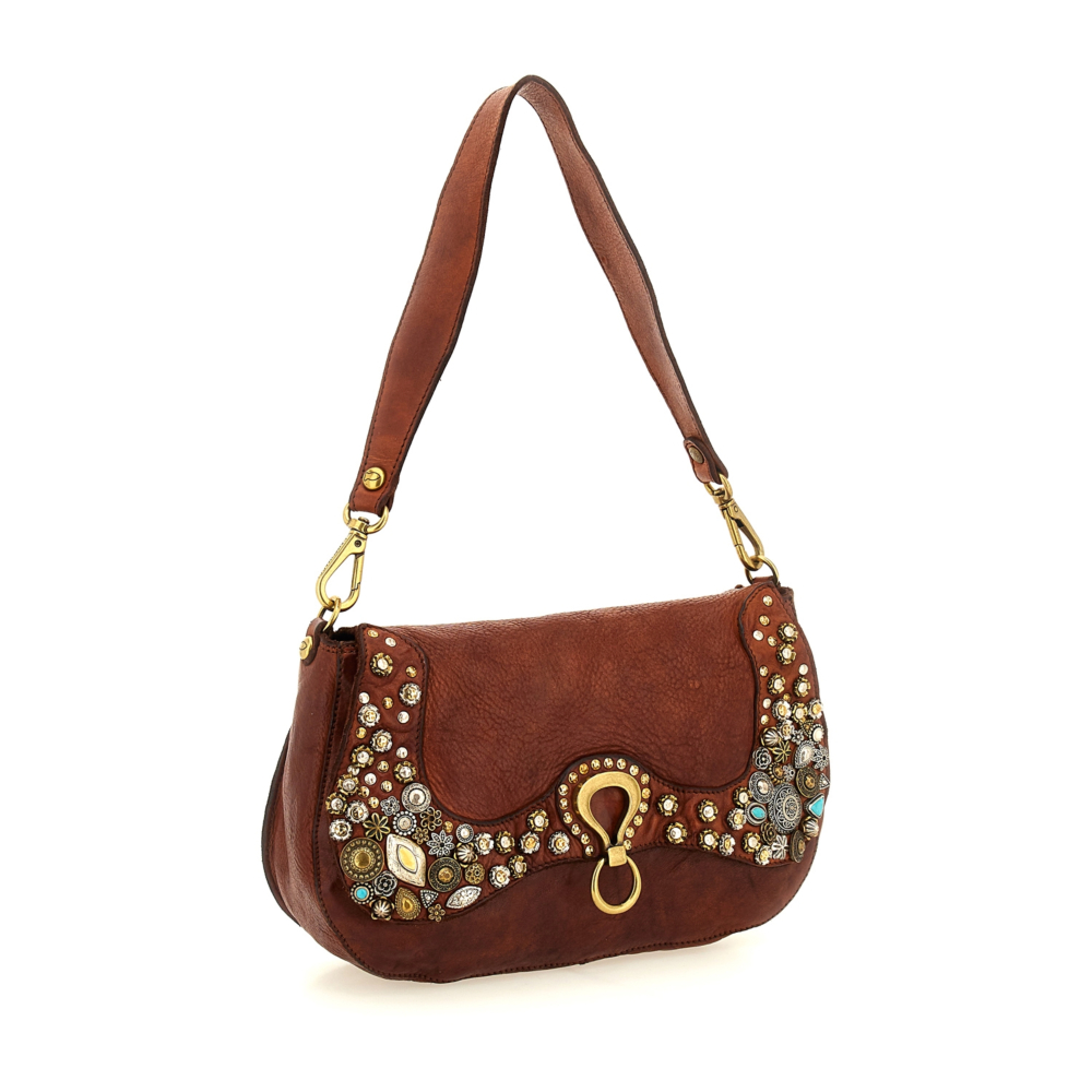 Shoulder Bag Bella Di Notte Cognac | Campomaggi