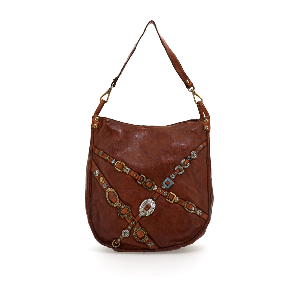 Shoulder Bag Ventura Cognac | Campomaggi