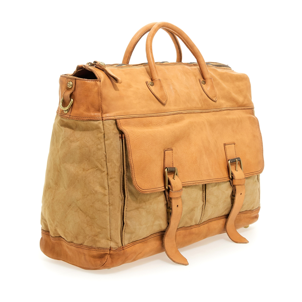Travel Bag Nelson Beige Campomaggi