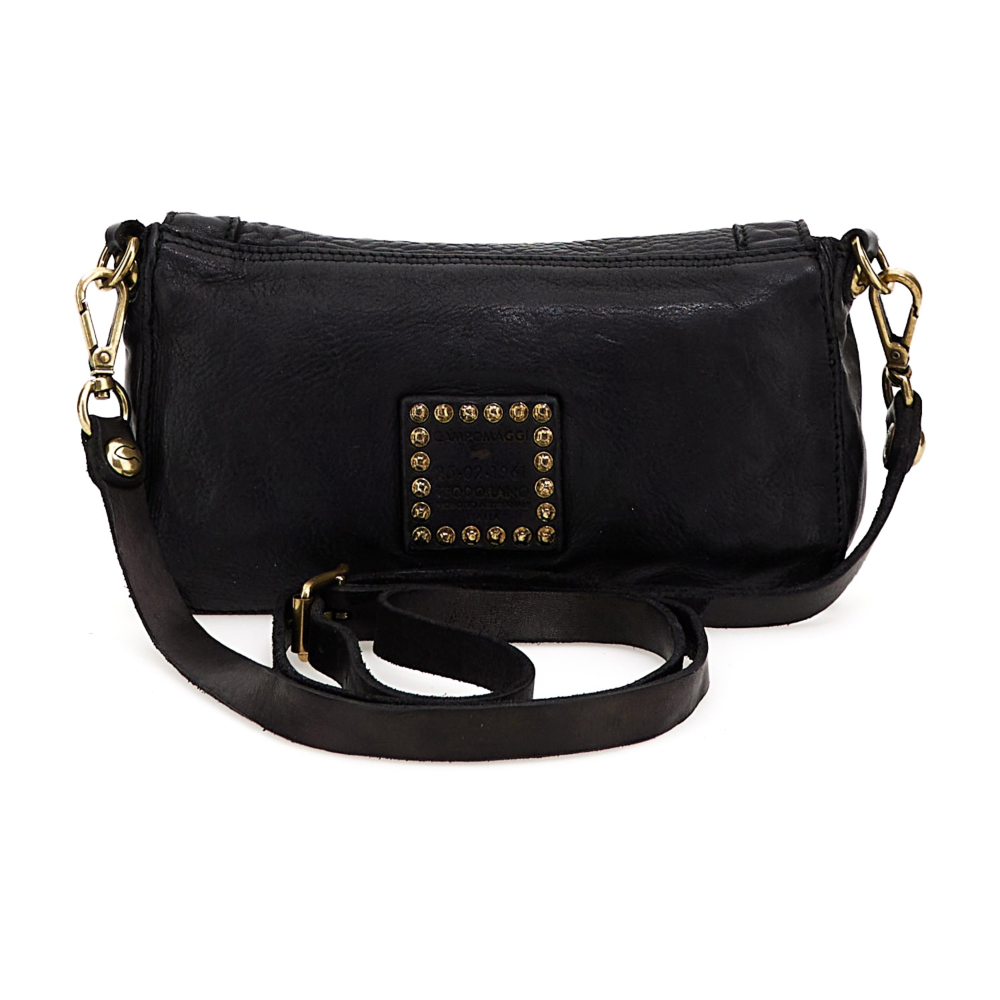Crossbody Bag Acqua Black | Campomaggi