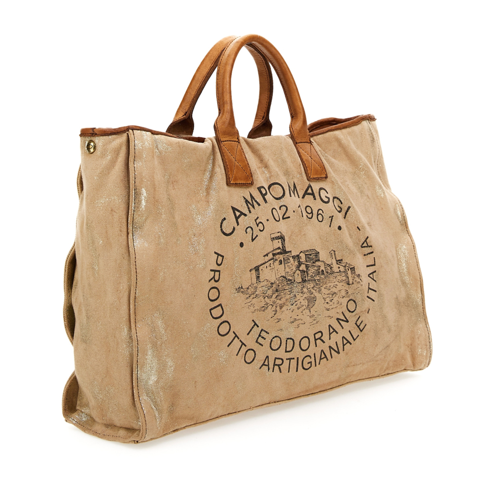 Shopping Bag/Shopper Crocus Grey | Campomaggi