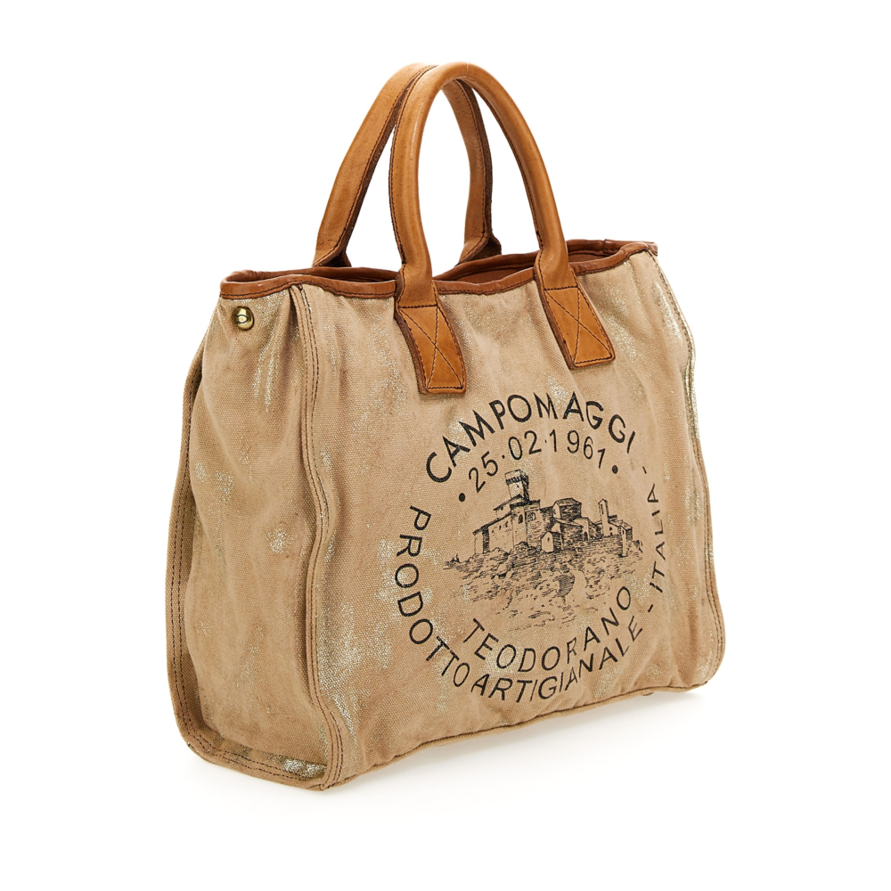 Shopping Bag/Shopper Crocus Grey | Campomaggi