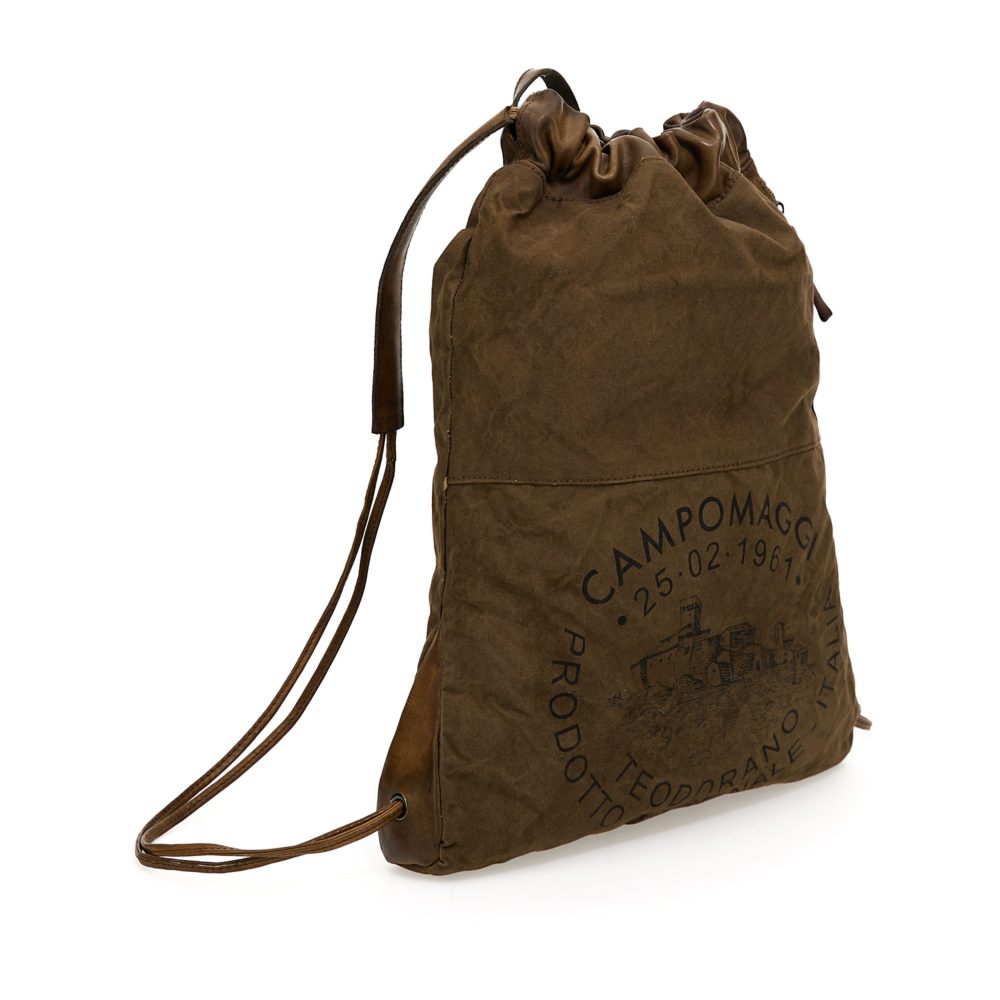 Backpack Toledo Green Campomaggi