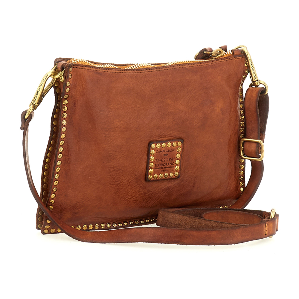 nagumo Clutch Bag Kura Cognac | Campomaggi