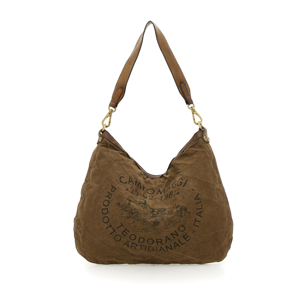 Shopping Bag/Shopper Genziana Green | Campomaggi