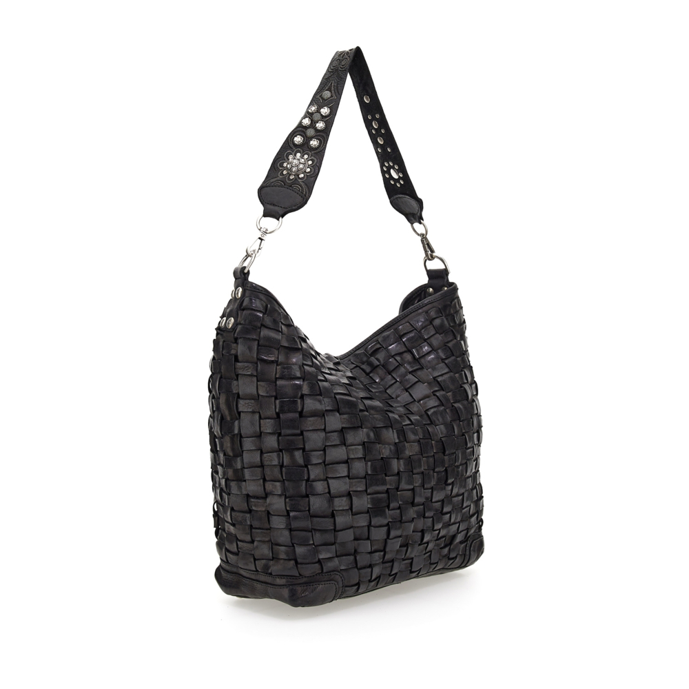 Shoulder Bag Edera Black | Campomaggi