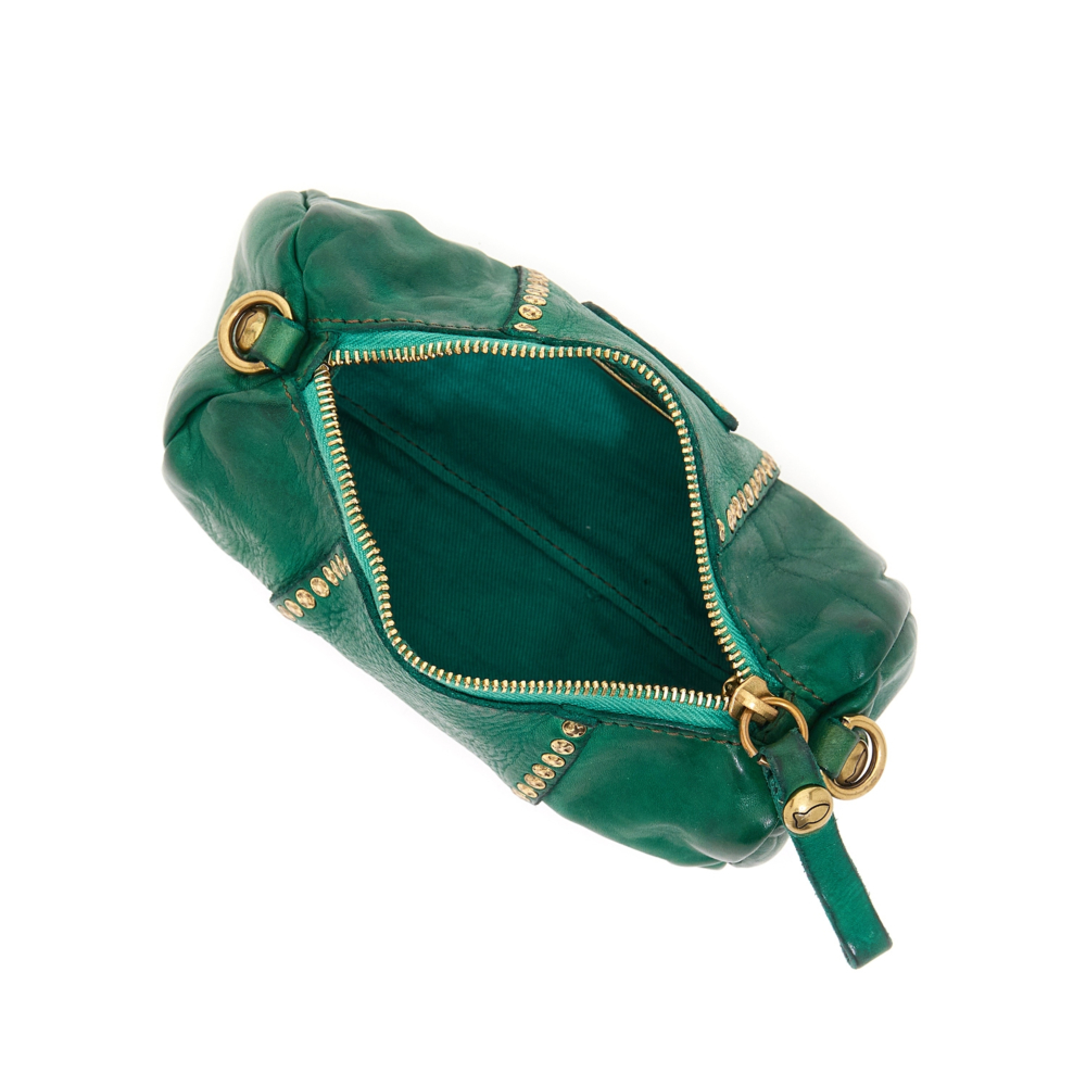 GANZO ボディバッグ オリーブ色　MILLE MIGLIA Crossbody Bag Kura Green | Campomaggi