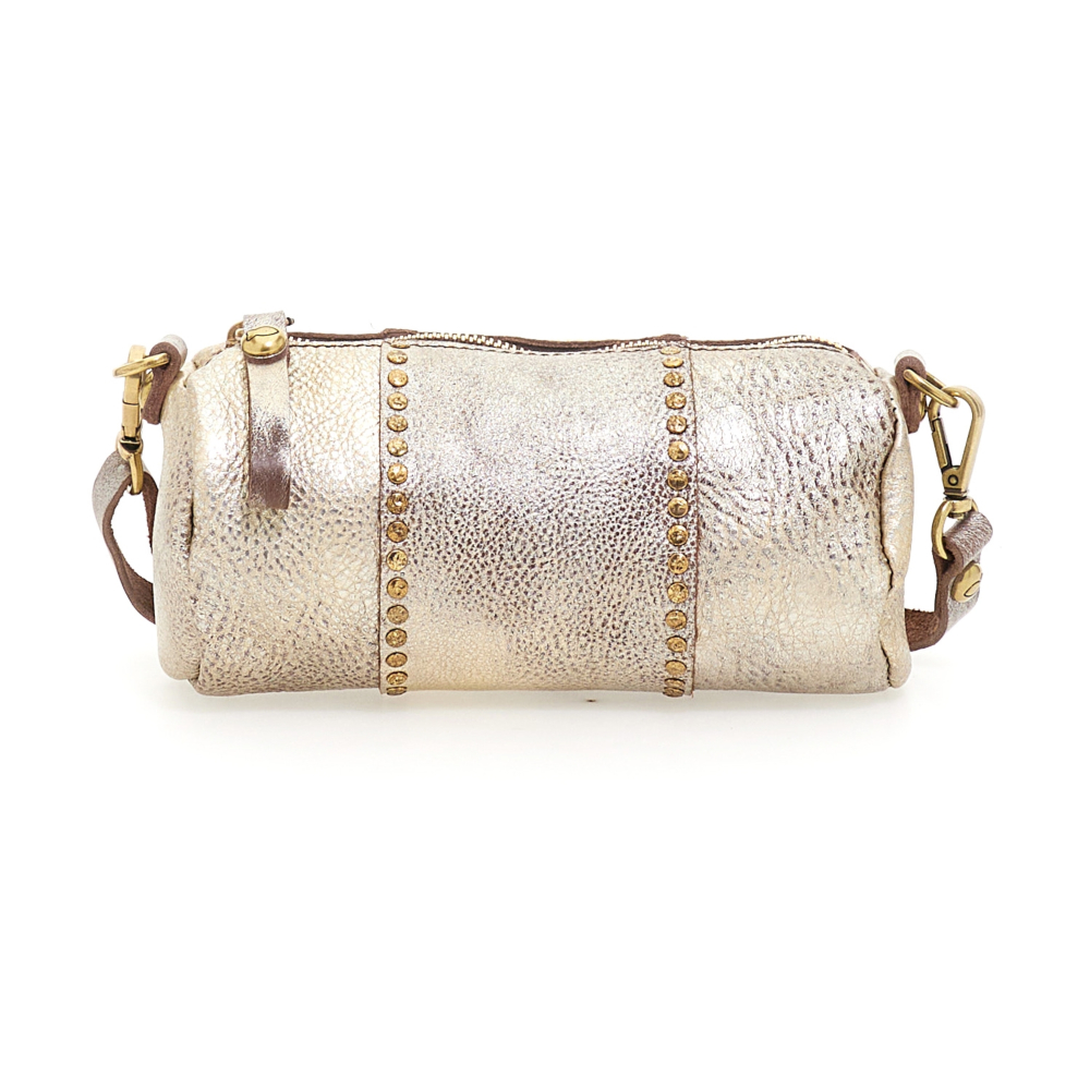 Crossbody Bag Hasni Silver | Campomaggi