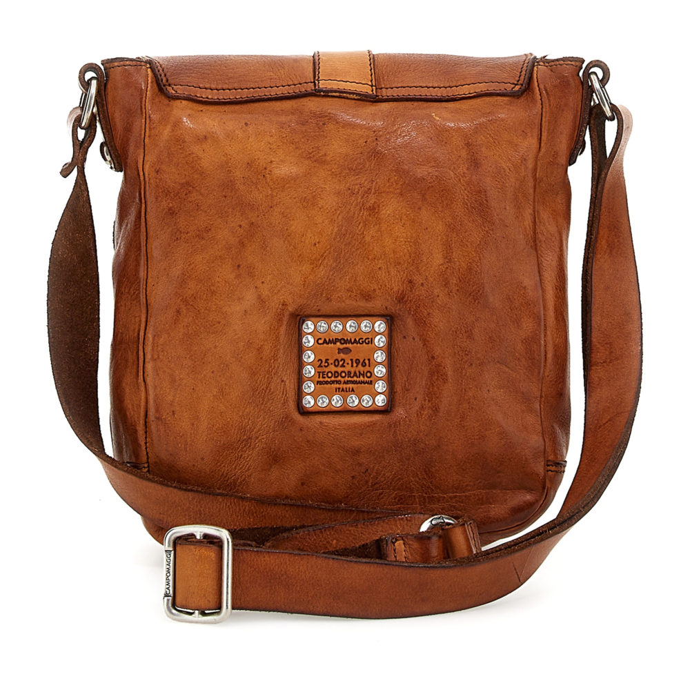 Crossbody Bag Saturno Cognac | Campomaggi