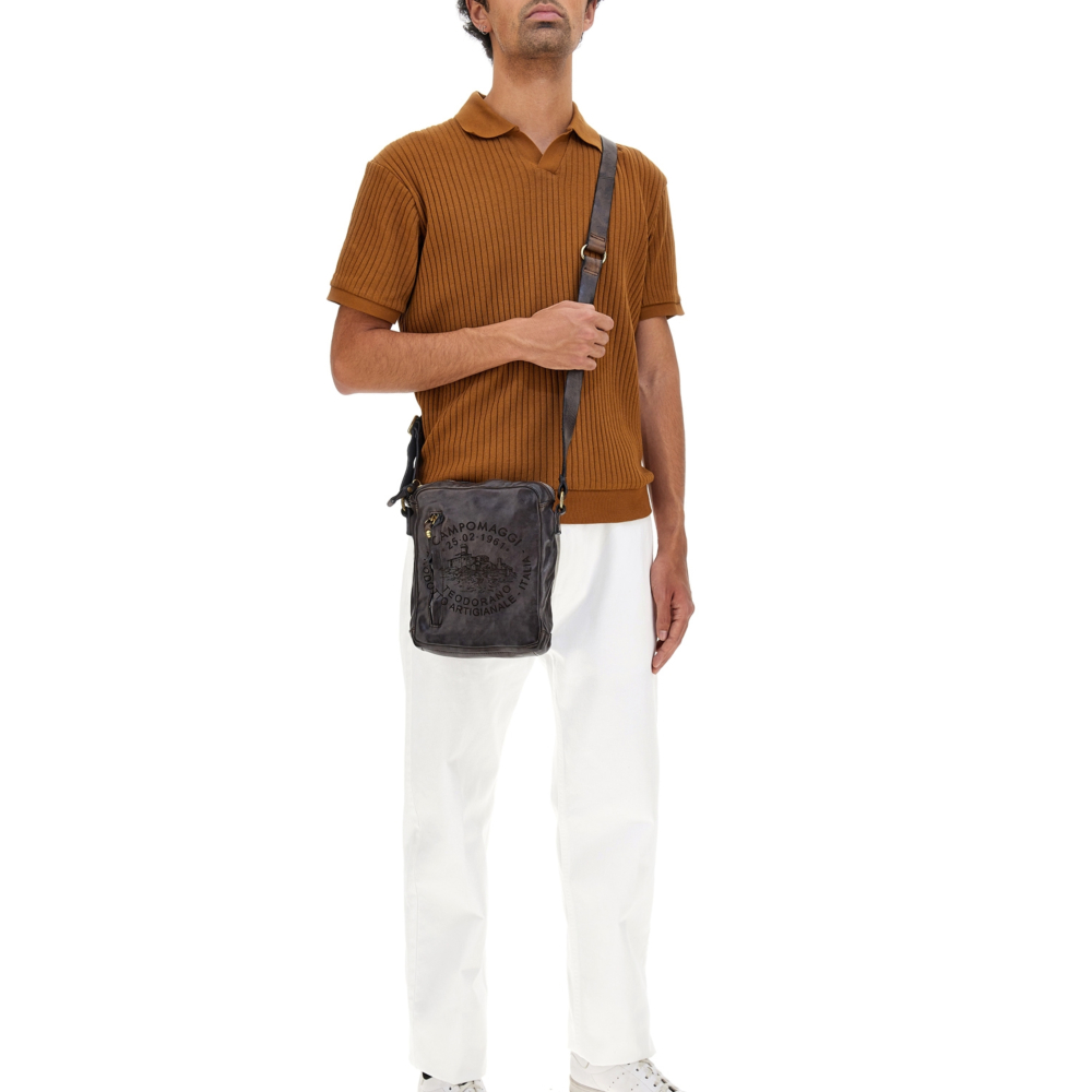 『Sajado Express』CAMPOMAGGI カンポマッジ Crossbody Bag Mogano Cognac | Campomaggi