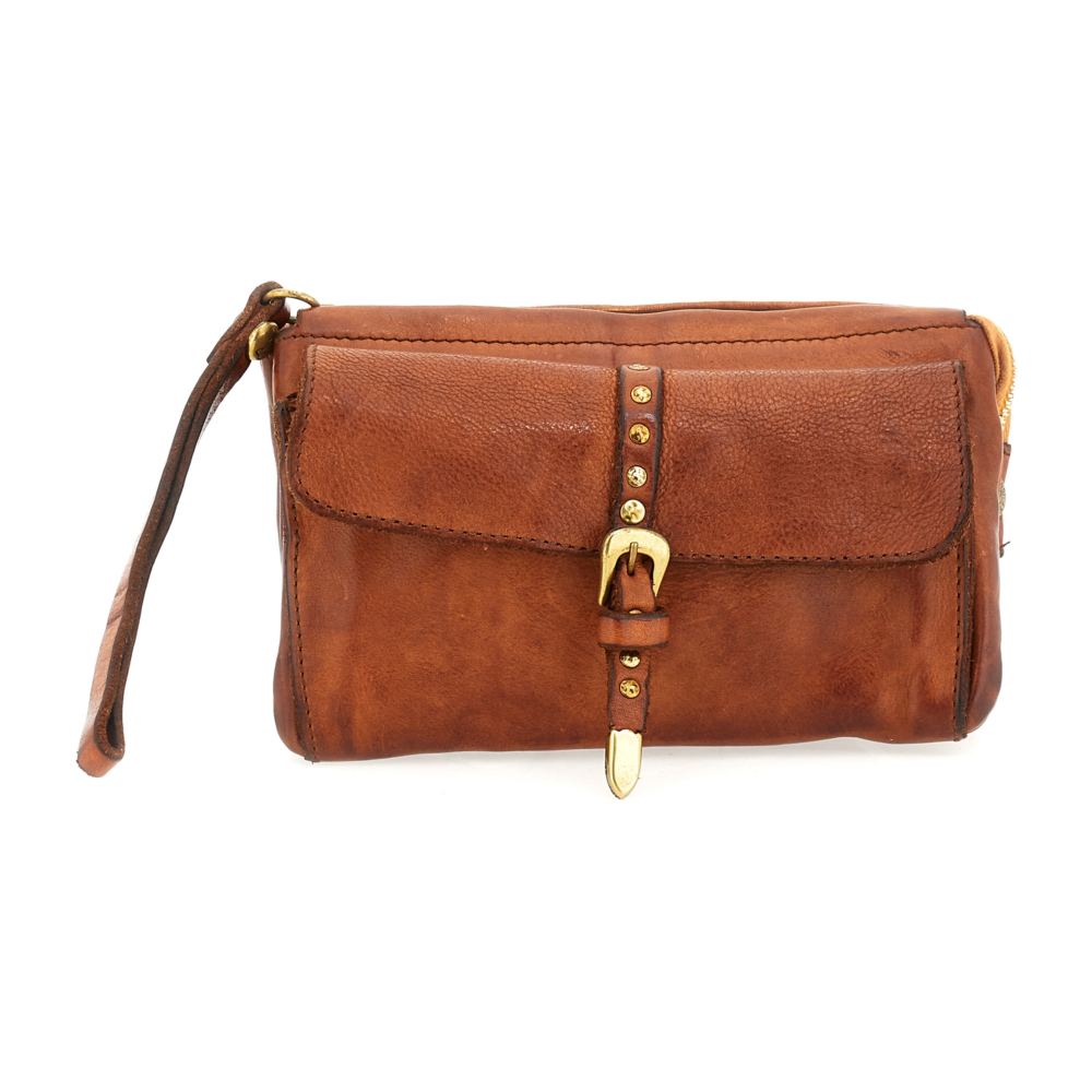 Clutch Bag Kura Cognac | Campomaggi