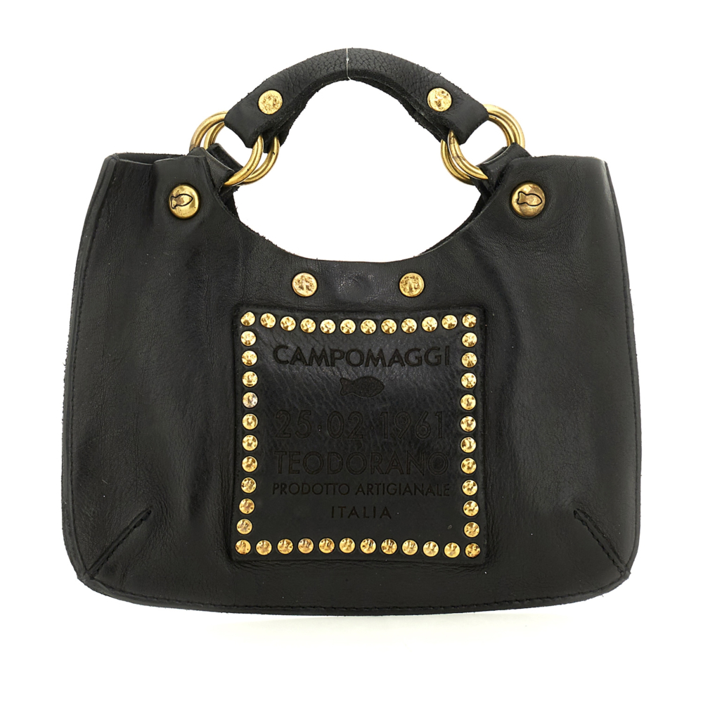Crossbody Bag Hiddenite Black | Campomaggi