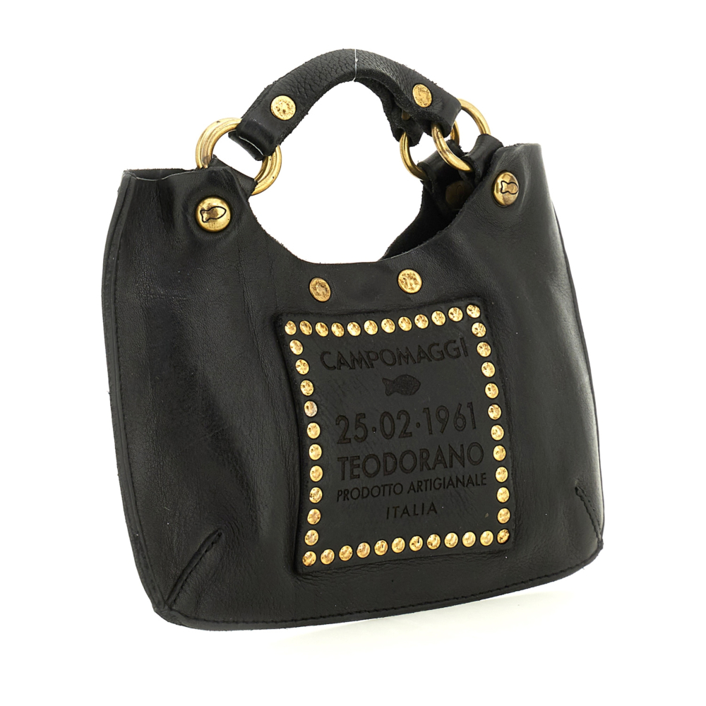 Crossbody Bag Hiddenite Black | Campomaggi