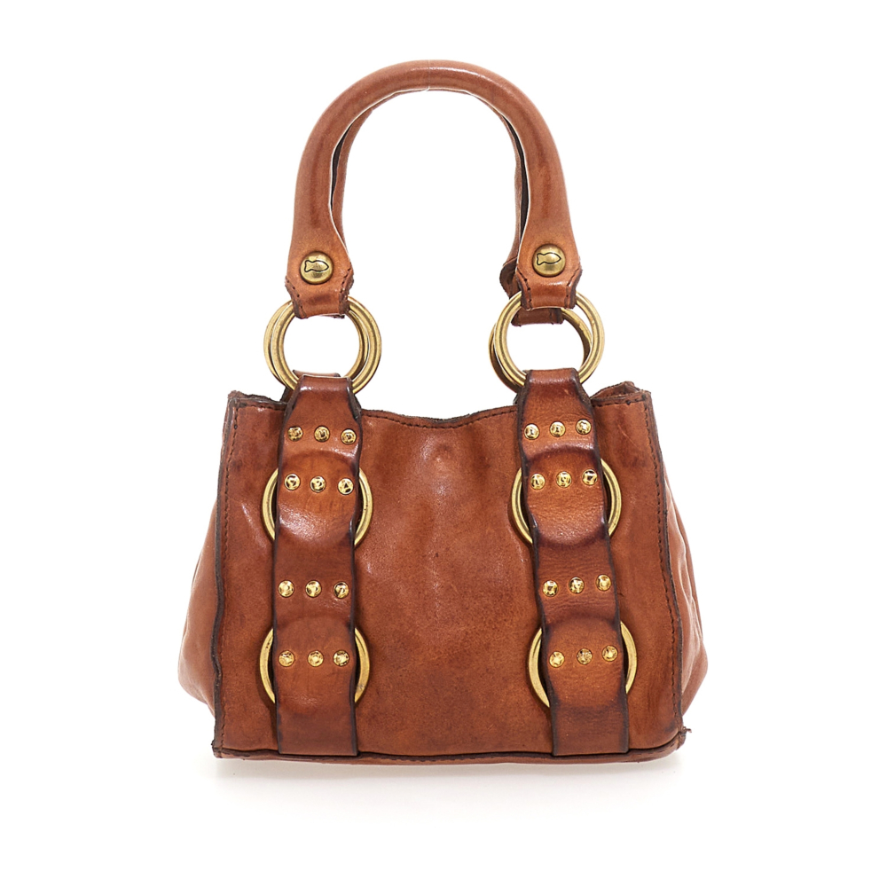 Crossbody Bag Demetra Cognac | Campomaggi