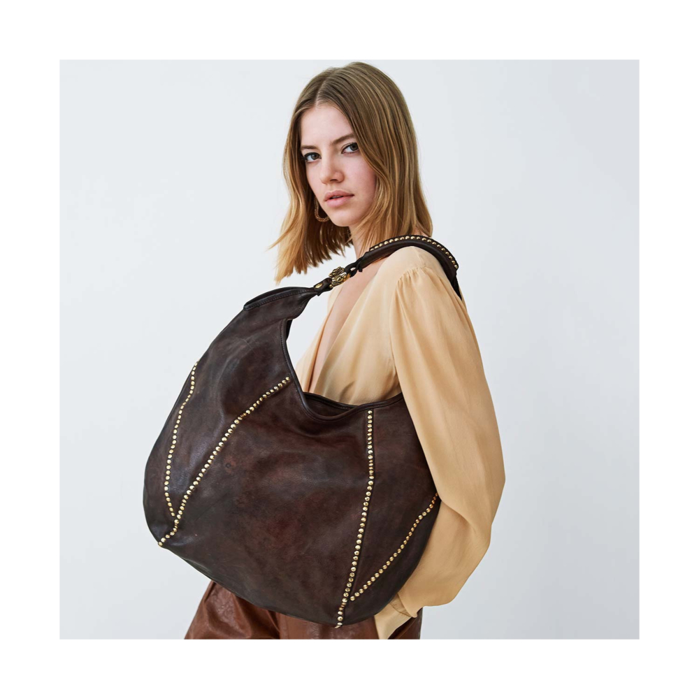 ★TOUT Y EST★ Diana Suede Shoulder Bag M Khaki 0JSN3SH40701 Shoulder Bag Diana Brown | Campomaggi