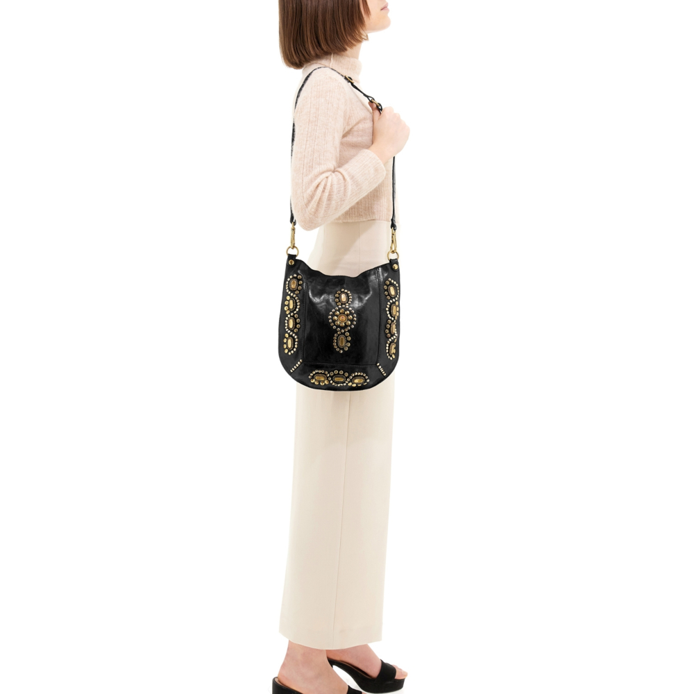 Crossbody Bag Cassiopea Black | Campomaggi