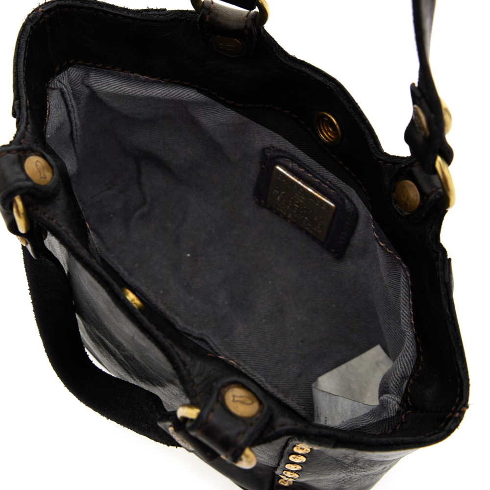 Crossbody Bag Kura Black | Campomaggi