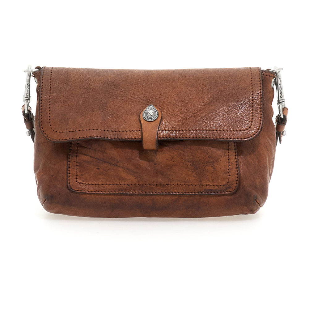 Crossbody Bag Gemini Cognac | Campomaggi Crossbody Bag Gemini Cognac | Campomaggi