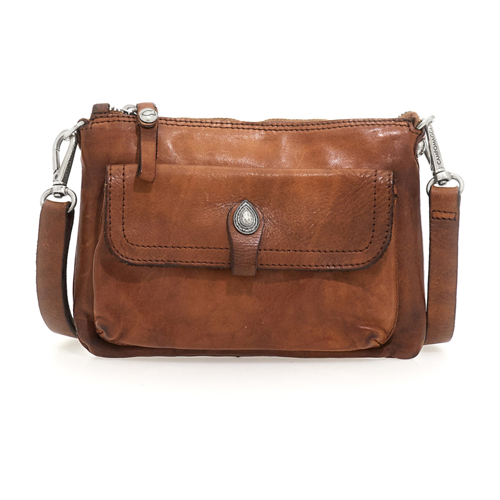 Clutch Bag Gemini Cognac | Campomaggi