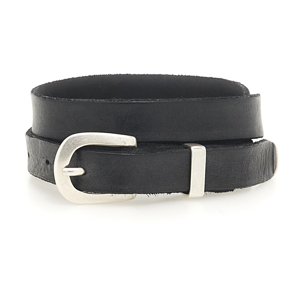 Campomaggi Leather Belt in Black Belts Classic Black | Campomaggi main image 2