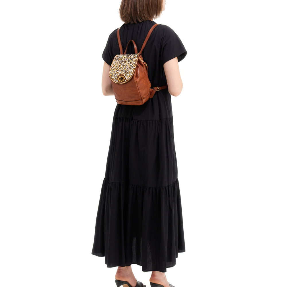 Backpack Liri Cognac Campomaggi