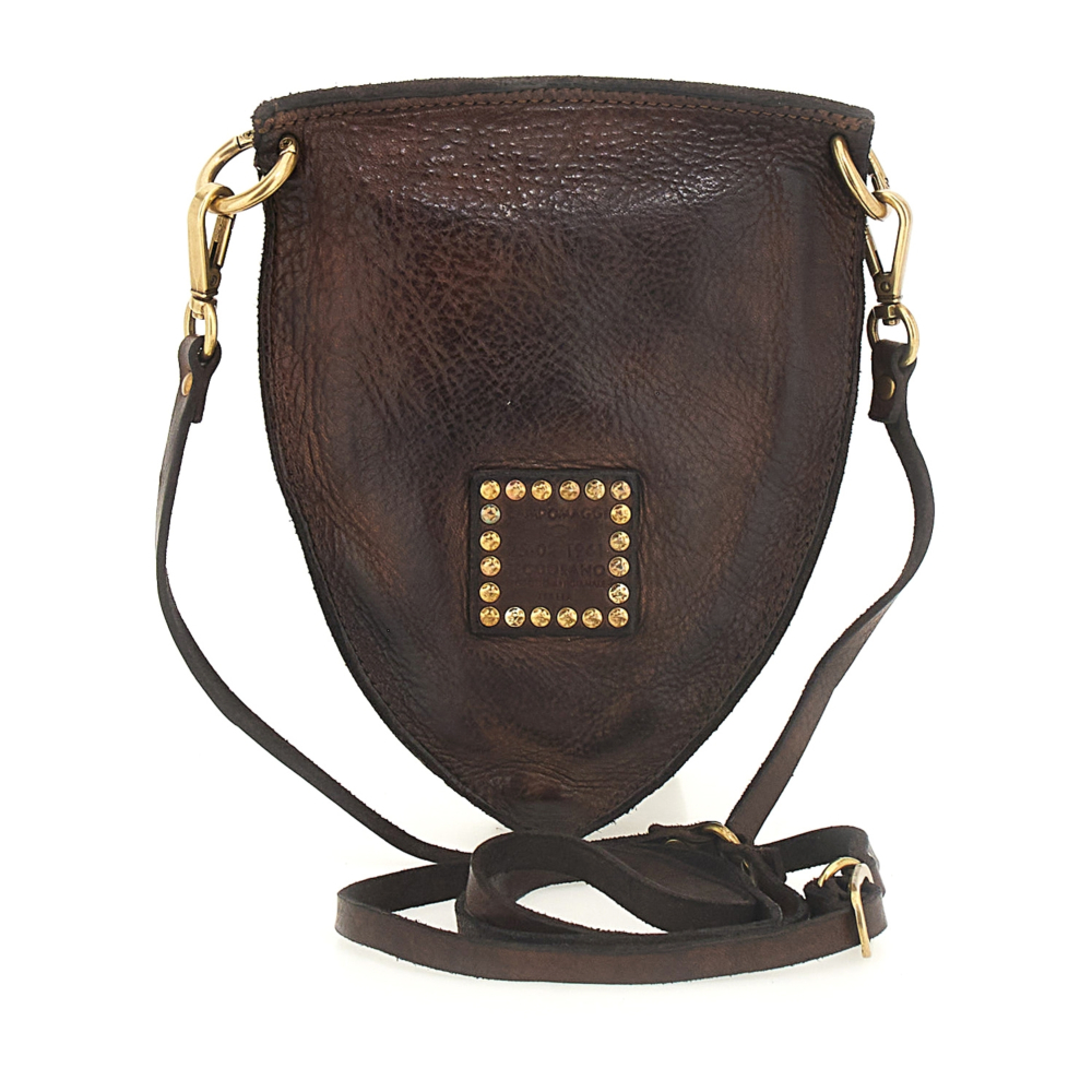campomaggiショルダーバッグ Crossbody Bag Malachite Brown | Campomaggi
